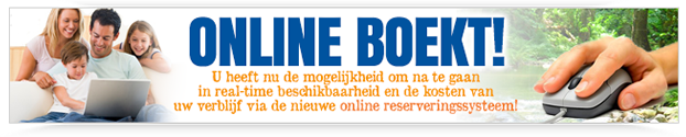 Boek online uw vakantie op de camping